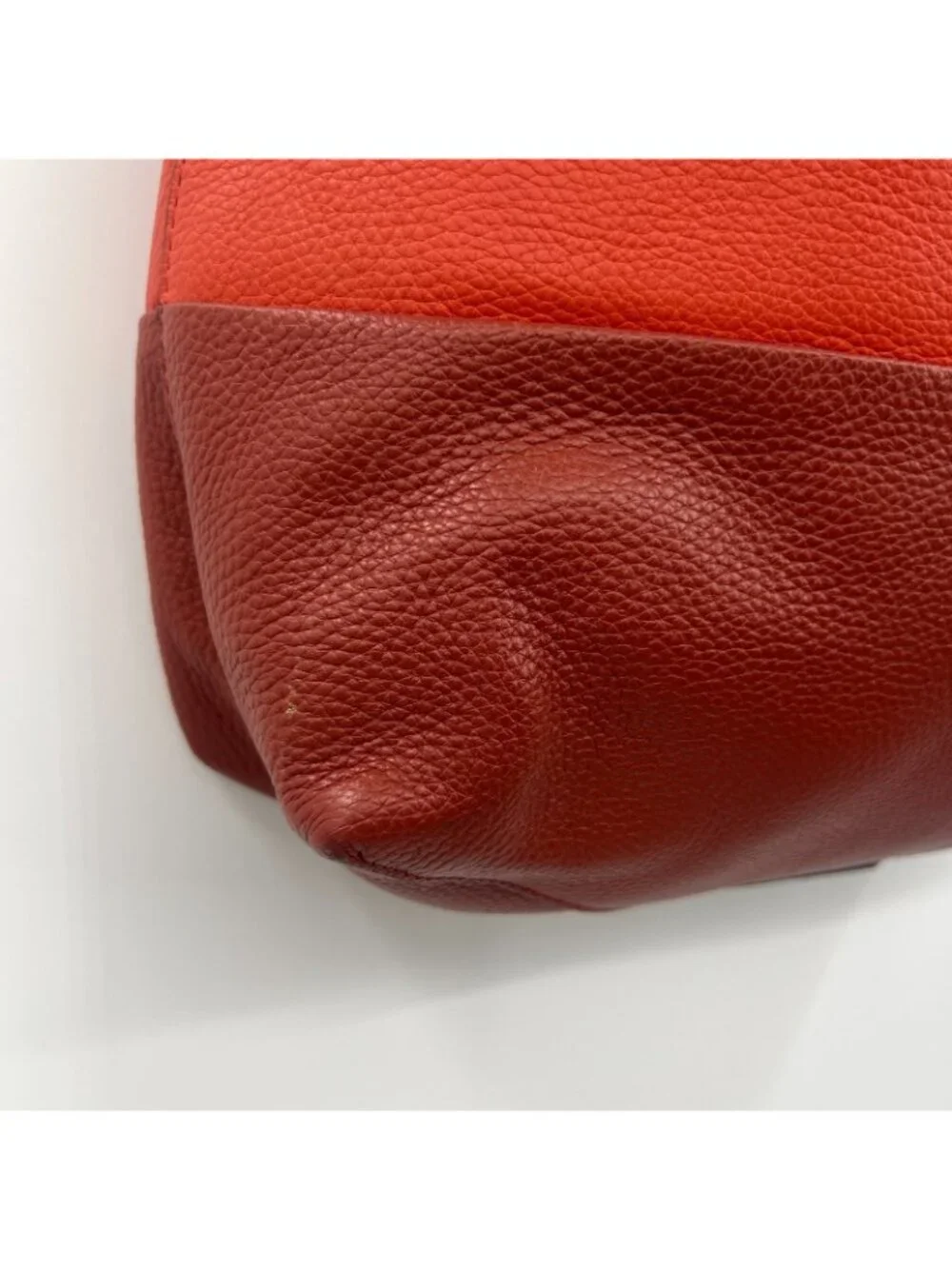 Michael Kors Junie Medium Pebbled Leather Orange Hobo Bag w/Dust Bag